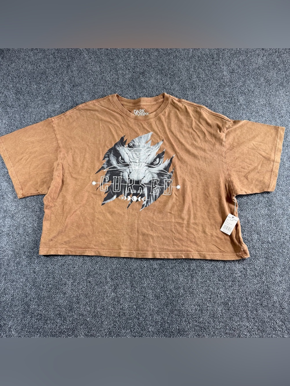 Universal Epic Universe Dark Universe Curse of the Werewolf Crop Tee Women’s XS